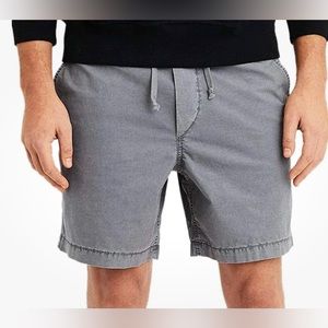 American Eagle NE(X)T Level Flex jogger shorts men LG NWT 7” inseam Grey